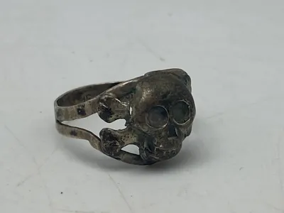 Original Waffen-SS/Heer/LW kantine ring - ww2 (Sølv)