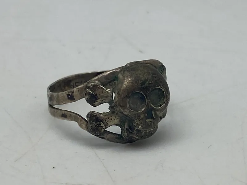 Original Waffen-SS/Heer/LW kantine ring - ww2 (Sølv)