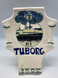 Original Aluminia Tuborg plakette - 1905