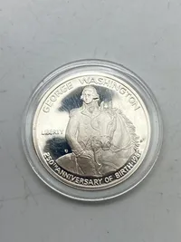 Original George Washington 250th Anniversary half dollar - 12.50 gram sølv