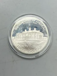 Original George Washington 250th Anniversary half dollar - 12.50 gram sølv