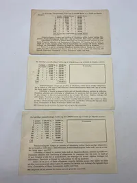 3 stk originale stats & præmieobligationer