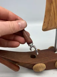 Dansk designet vin sæt af teaktræ