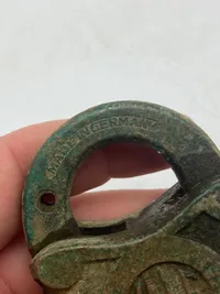Original Yale messinghængelås fra 1930’erne