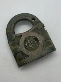 Original Yale messinghængelås fra 1930’erne