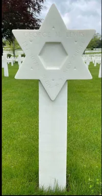Originalt lot fra falden US soldat WW2 KIA 1 Lt George Milton Lewis (1920-1944) papirer medfølger ikke