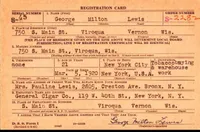 Originalt lot fra falden US soldat WW2 KIA 1 Lt George Milton Lewis (1920-1944) papirer medfølger ikke