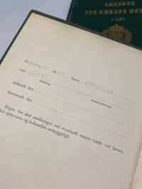 Diverse lærebøger for hærens menige