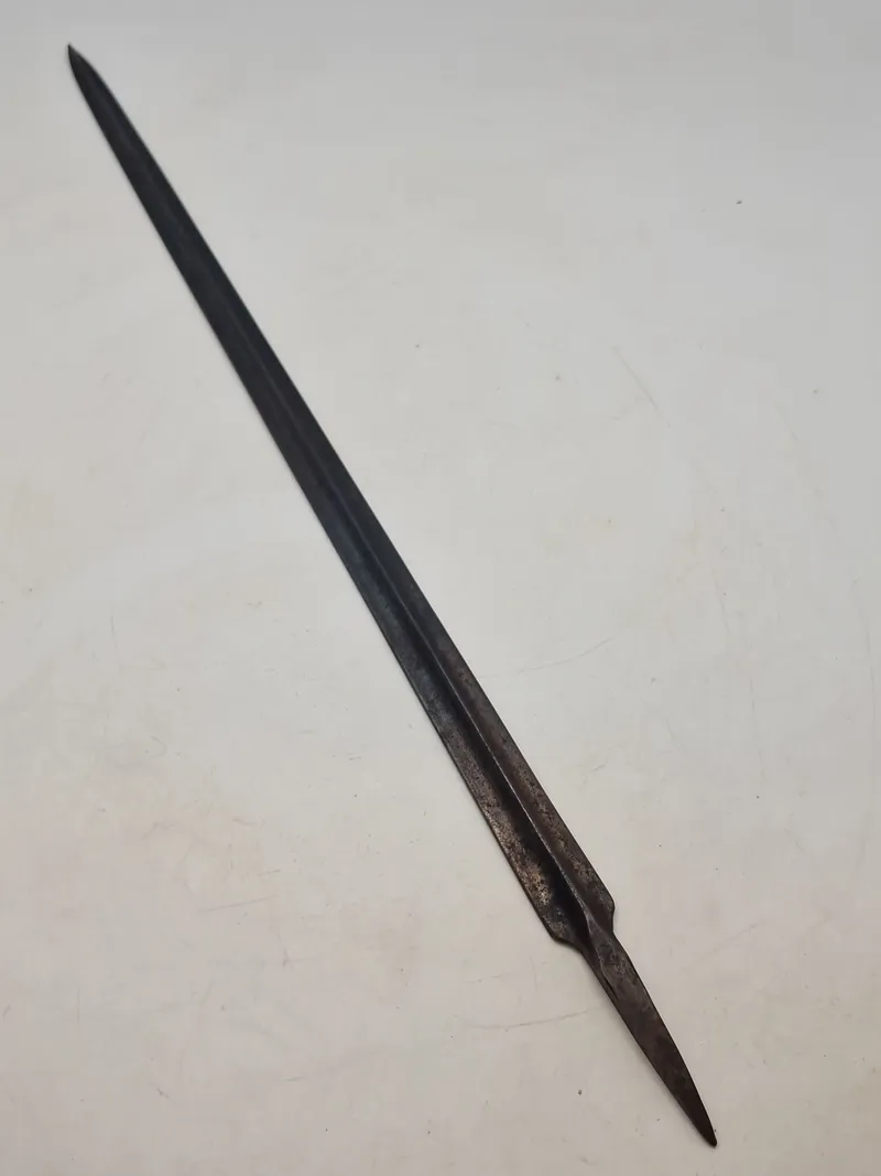 Original Omlavet døllebajonet fra slavekrigen 1849