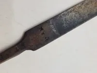 Original Omlavet døllebajonet fra slavekrigen 1849