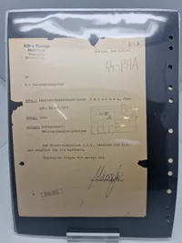 Extremt sjældent Originalt  lot fra Dansker i frikorps Danmark:  Forsynings- og administrationsofficer Untersturmführer Jens Poul Willy Petersen (04-08-1913)