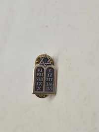 Original Jødisk rabbiner i den Amerikanske hær WW2, sterlingsølv