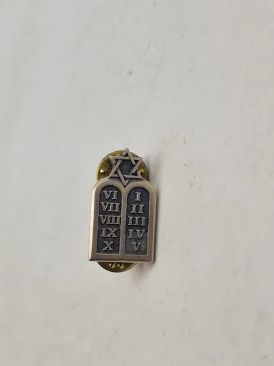 Original Jødisk rabbiner i den Amerikanske hær WW2, sterlingsølv