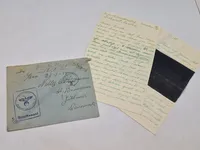 Originalt SS feltpost fra dansk frivillig WW2, censur