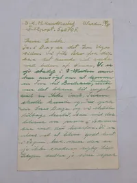 Originalt SS feltpost fra dansk frivillig WW2, censur