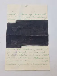 Originalt SS feltpost fra dansk frivillig WW2, censur
