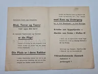 Originalt hvervehæfte frikorps Danmark