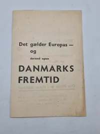 Originalt hvervehæfte frikorps Danmark