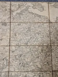 Originalt hærkort fra 1864