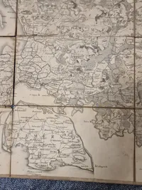 Originalt hærkort fra 1864