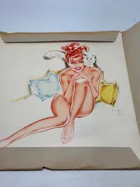 Christel  tegnet i 1945 -  kunstmappen med de 10 skønne Christel-piger, som udkom i 1946