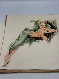Christel  tegnet i 1945 -  kunstmappen med de 10 skønne Christel-piger, som udkom i 1946