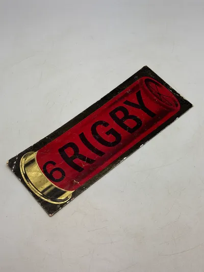 Original Rigby patron reklame
