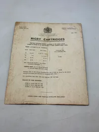 Original Rigby patron reklame