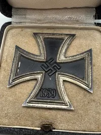 Originalt GERMAN IRON CROSS 1ST CLASS 1939. German Iron cross 1st Class 1939, maker mark '15'