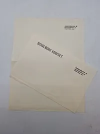 Originalt brevpapir fra Schalburgkorpset