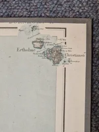 Stort Militært kort over Bornholm fra 1938