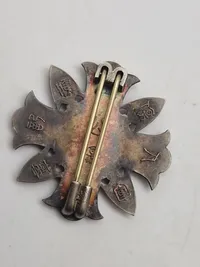 Originalt Japansk WW2 såret tegn i æske