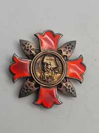 Originalt Japansk WW2 såret tegn i æske