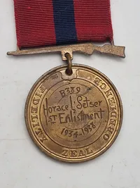 Originalt Lot fra US marine og Army WW2 og før: Horace L. Setser (1913 - 2011)