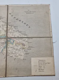 Antikt kort over Bornholm 1871