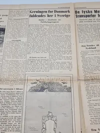 Originale aviser fra Den Danske brigade i Sverige