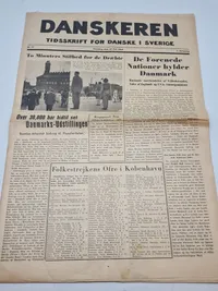 Originale aviser fra Den Danske brigade i Sverige