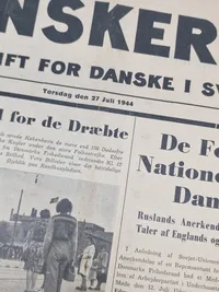 Originale aviser fra Den Danske brigade i Sverige