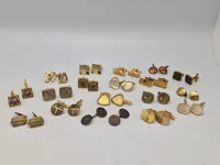 Stor samling Manchetknapper