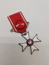 Originalt WW1 POLISH CROSS OF GOD AND PATRIA 1918