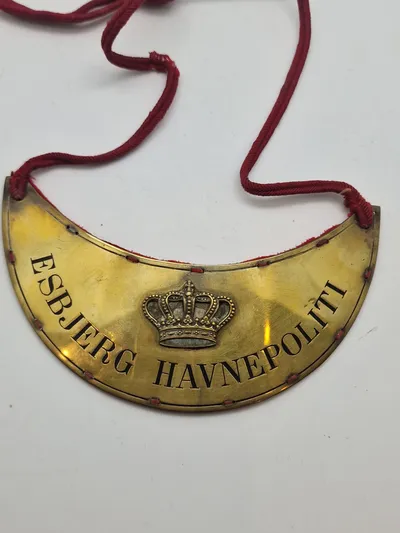Original Ringkrave Esbjerg havnepoliti