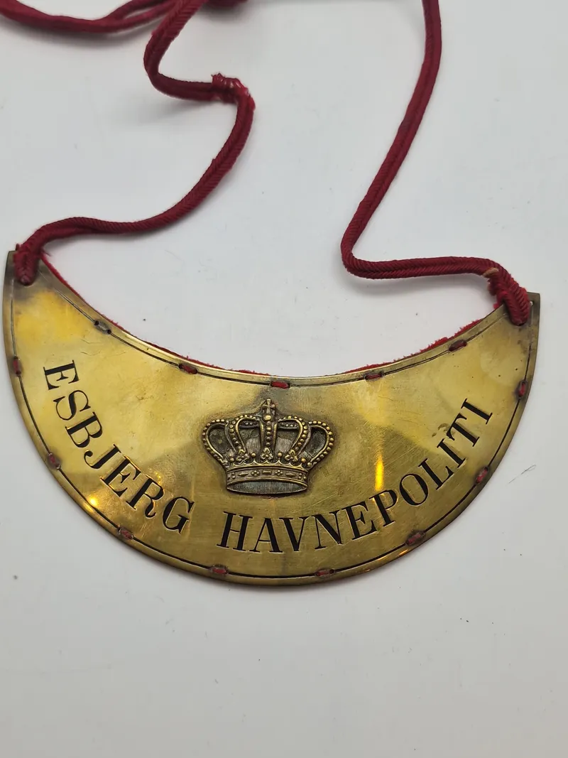 Original Ringkrave Esbjerg havnepoliti