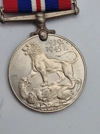 Original Engelsk WW2 medalje