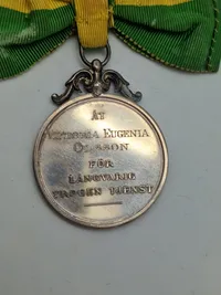Original Svensk sølvmedalje