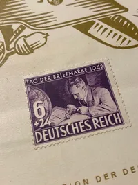 Originalt tysk ww2 postkort