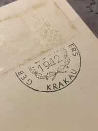 Originalt tysk ww2 postkort