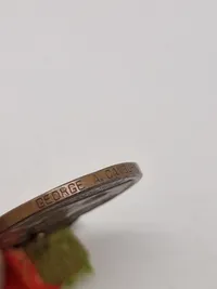 Original Engelsk navngiven Merchant navy WW1 medalje