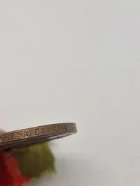 Original Engelsk navngiven Merchant navy WW1 medalje