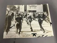 Originalt Sjælden allieret WW2 presse foto om Danmark, med tekst bagpå