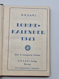 Original D.N.S.A.P. kalender 1943 komplet,